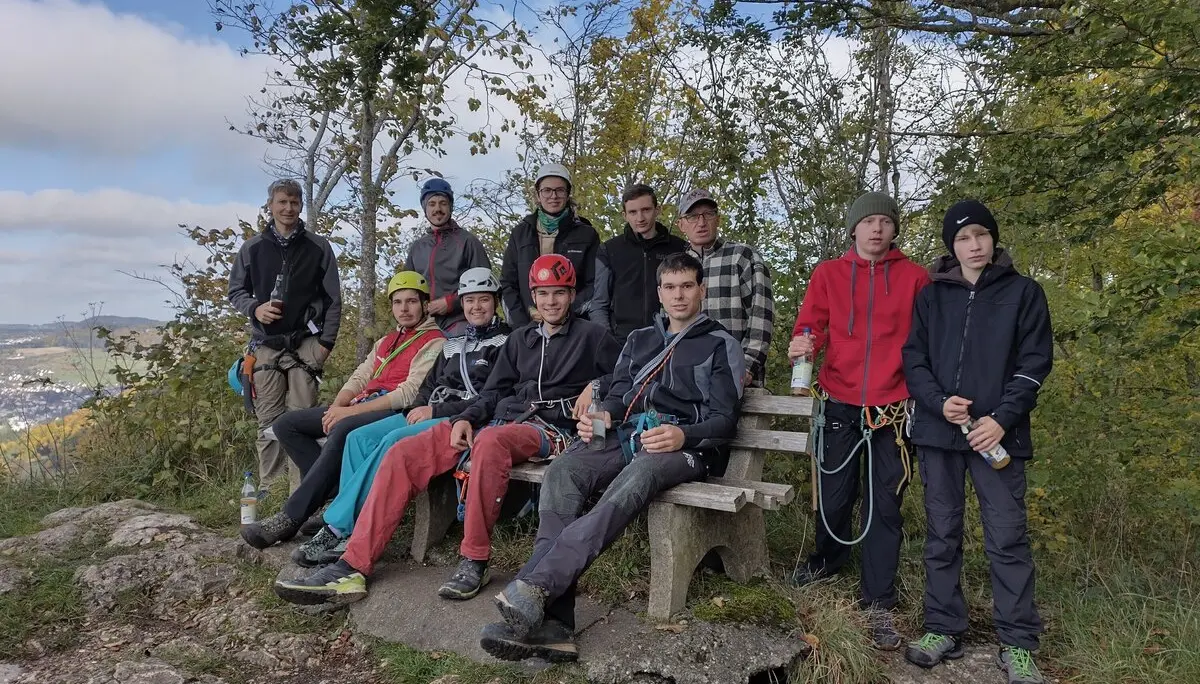 Ein Gruppenfoto der Teilnehmer. | © DAV Ebingen