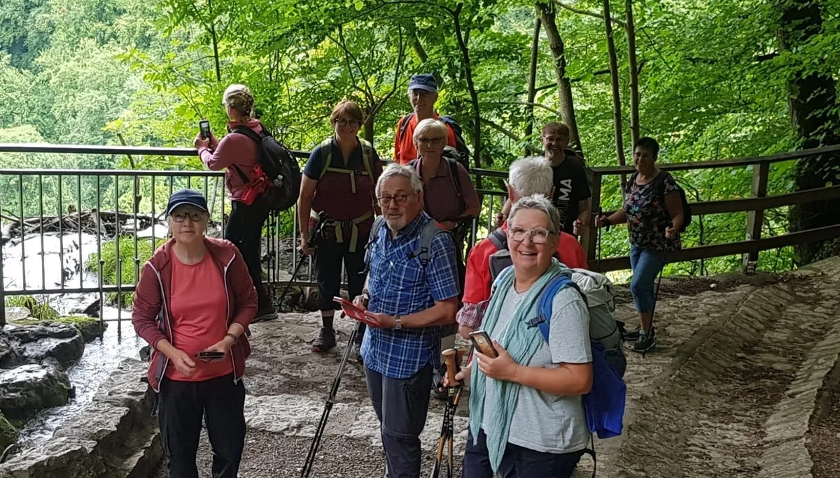 Einige Teilnehmer während einem Aufstieg. | © DAV Ebingen