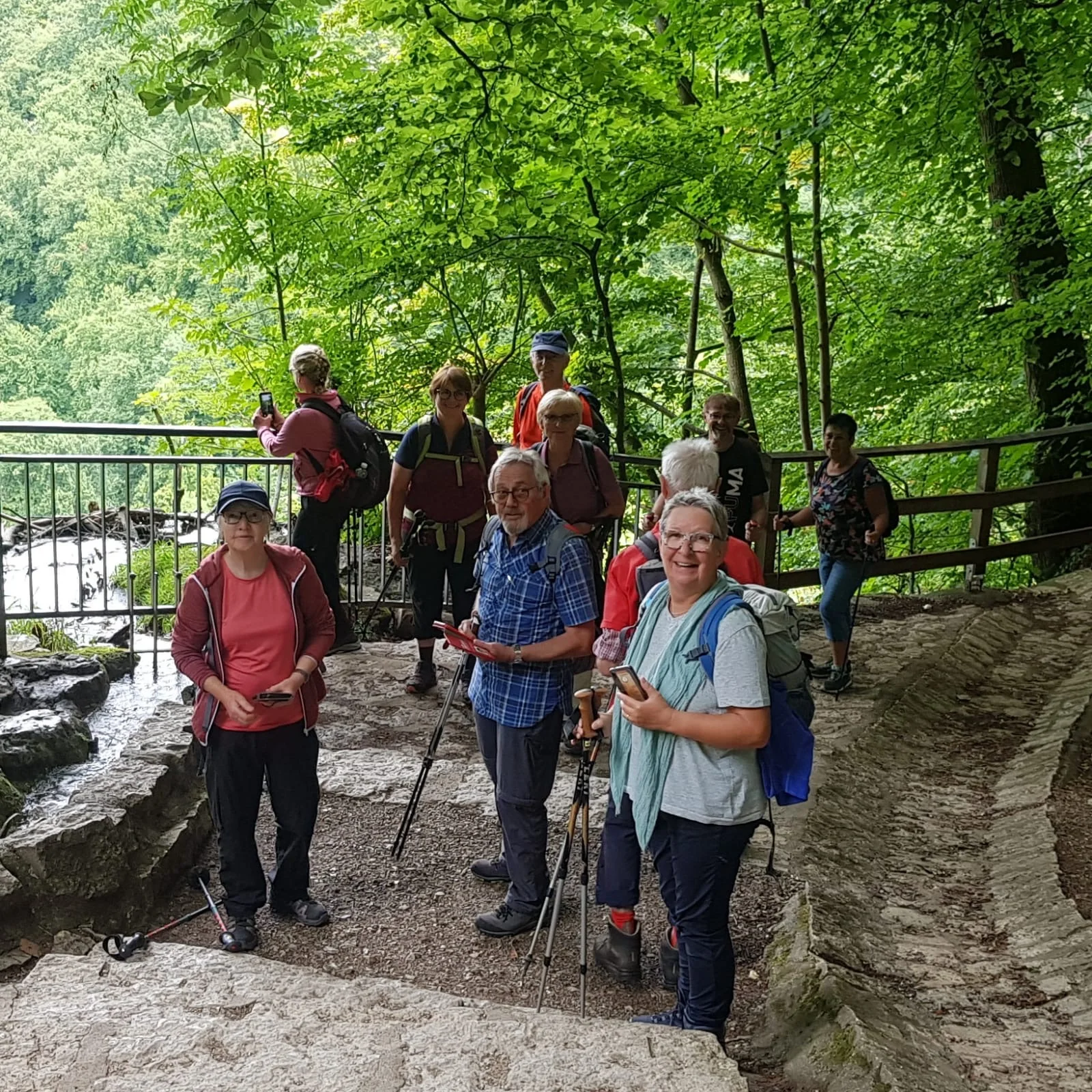 Einige Teilnehmer während einem Aufstieg. | © DAV Ebingen