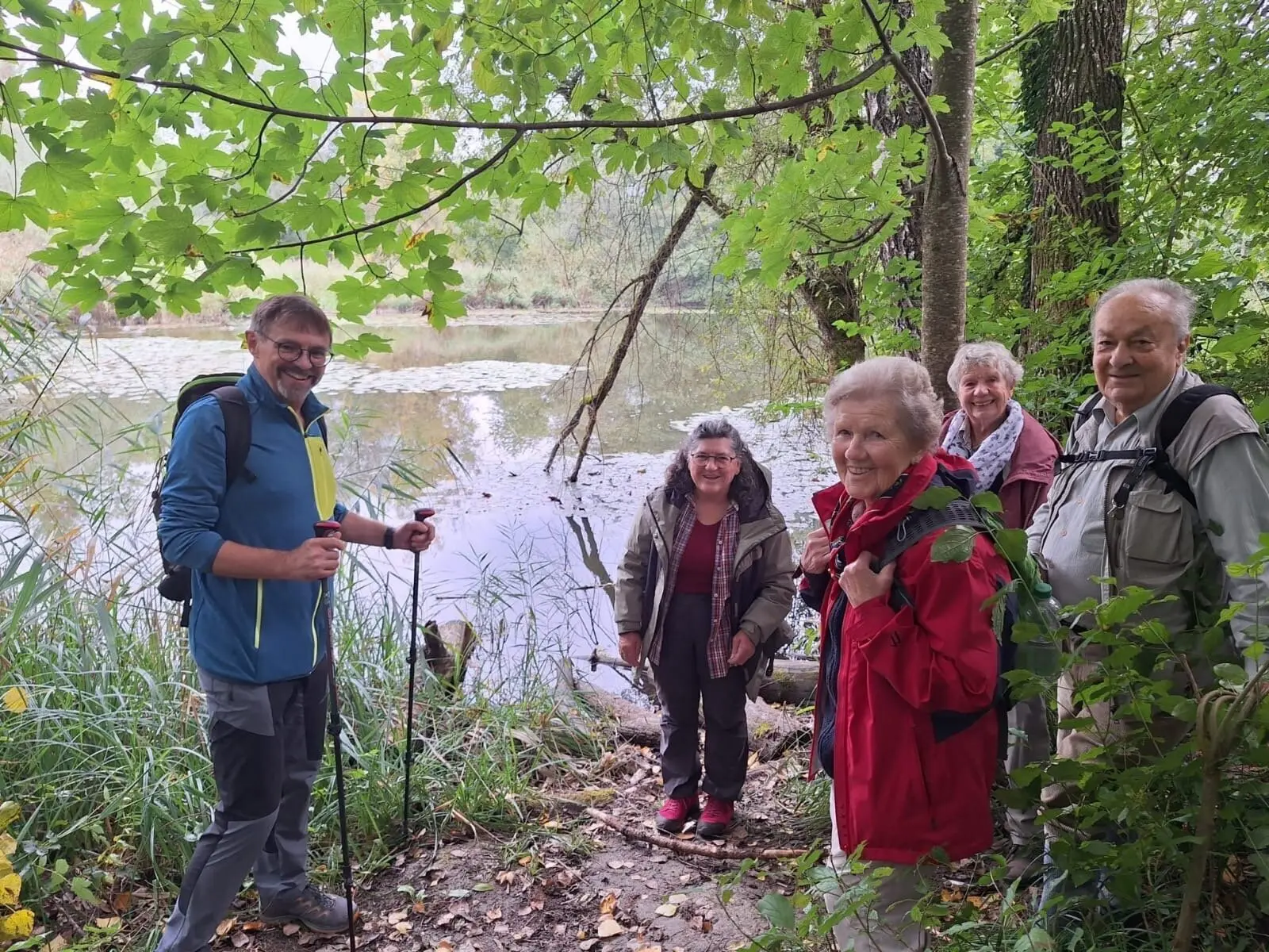 Einige der Senioren während einer Rast. | © DAV Ebingen