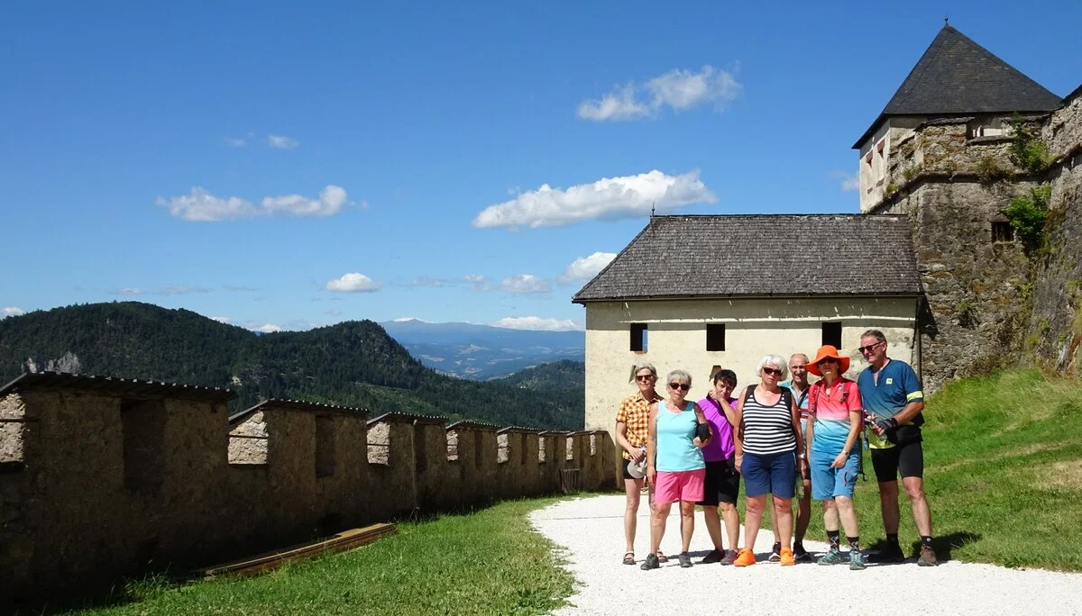 Die Teilnehmer auf der Burg Hochosterwitz. | © DAV Ebingen