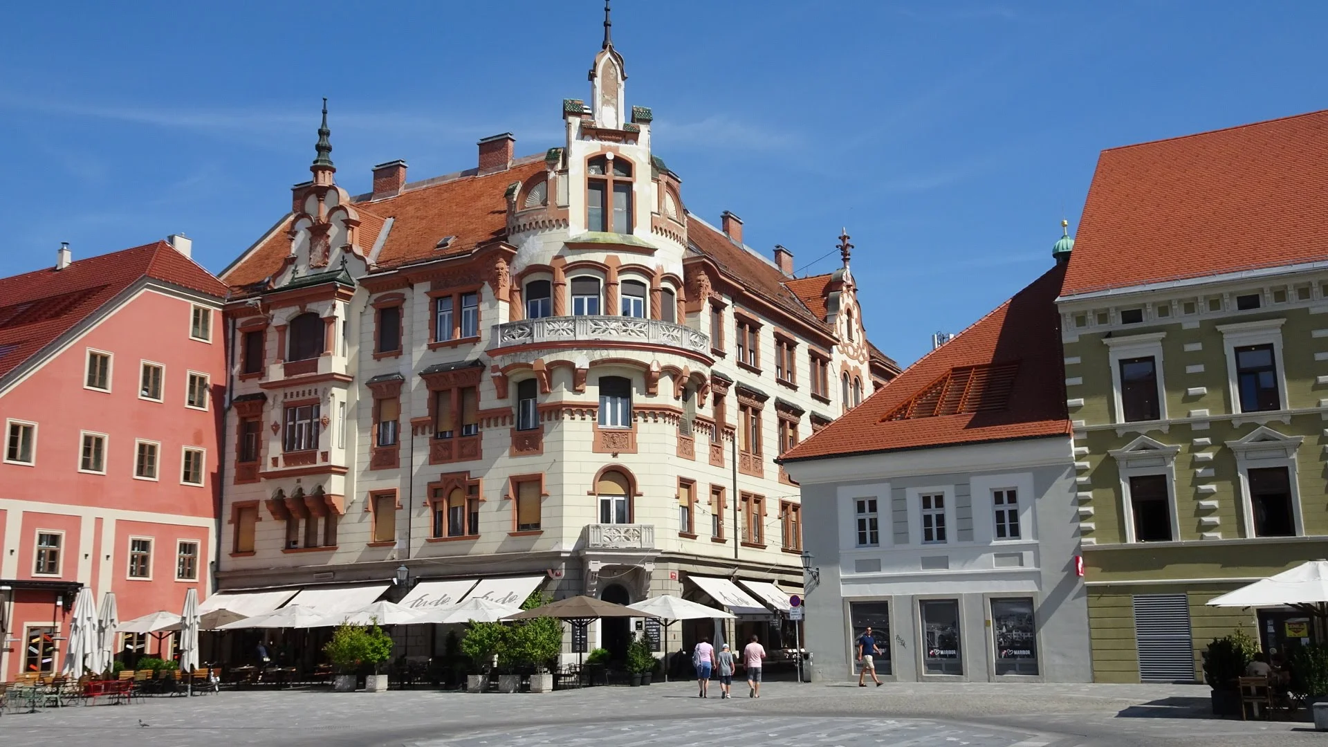 Der Hauptplatz der Stadt Maribor in Slowenien. | © DAV Ebingen