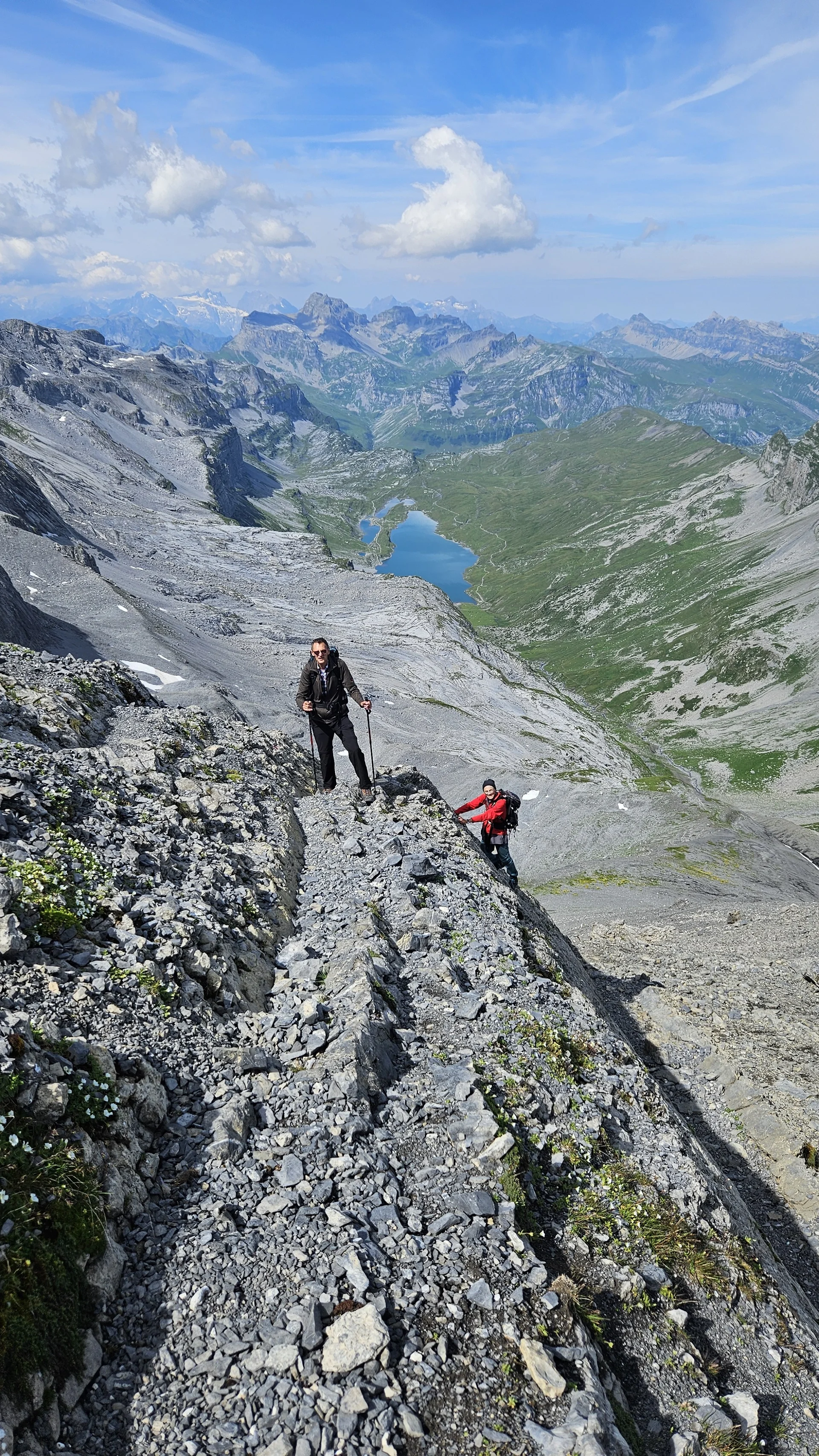 Teilnehmer beim Aufstieg zum Ortstock. | © DAV Ebingen