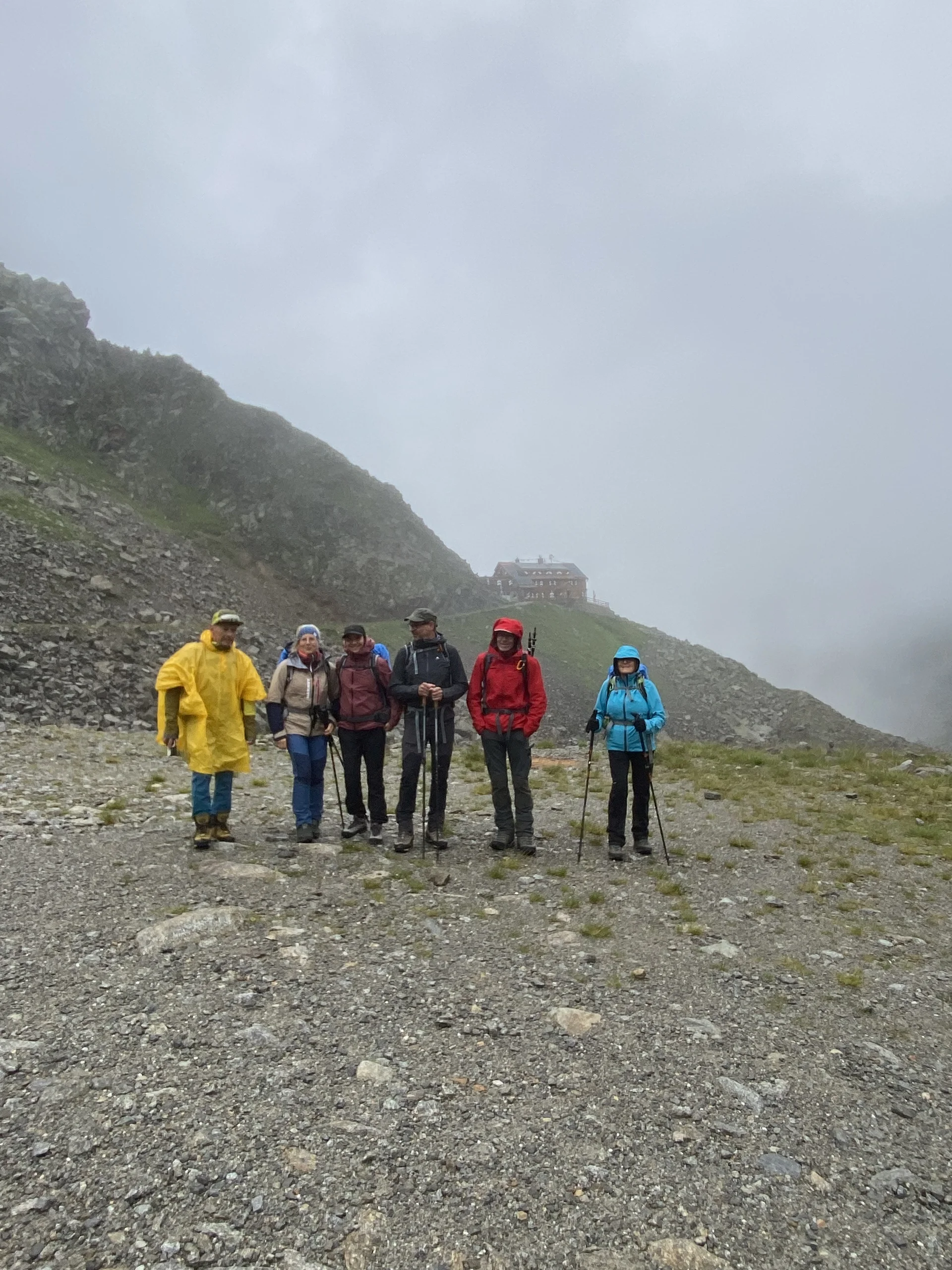 Leider gabe es auch neblige Teilabschnitte. | © DAV Ebingen