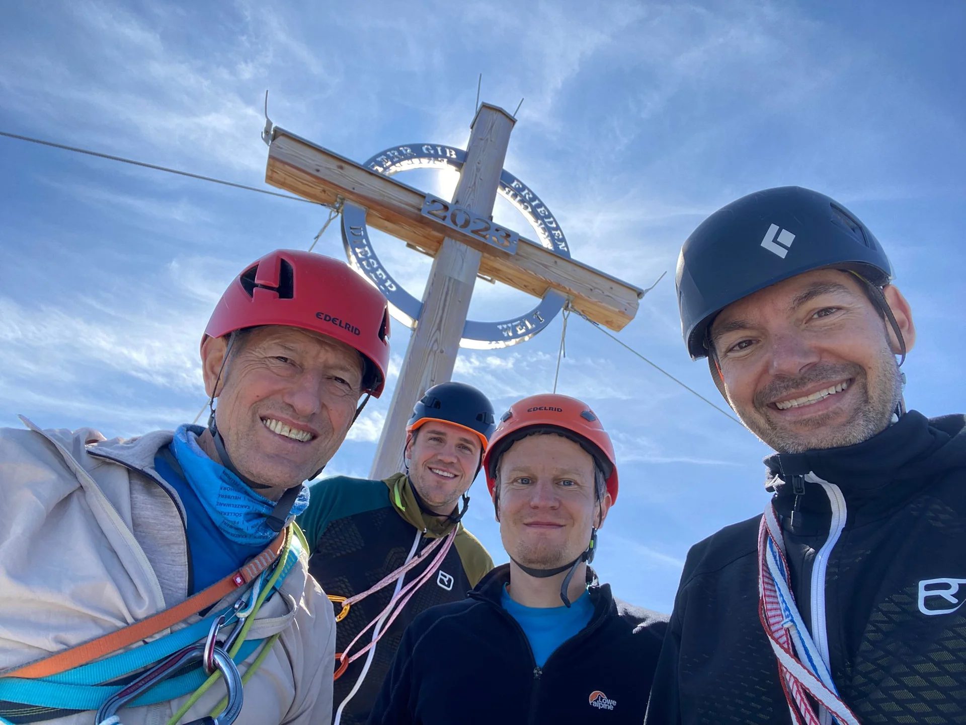 Das Gipfelbild der Gruppe. | © DAV Ebingen