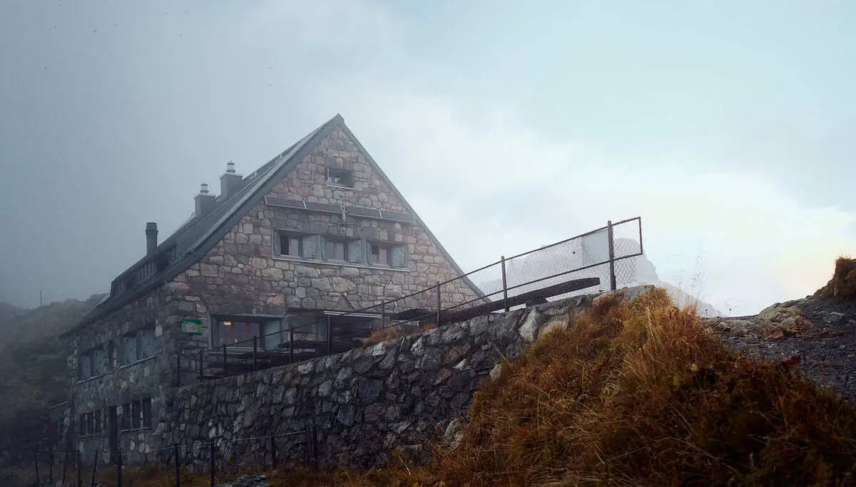 Die Pfälzer Hütte. | © DAV Ebingen