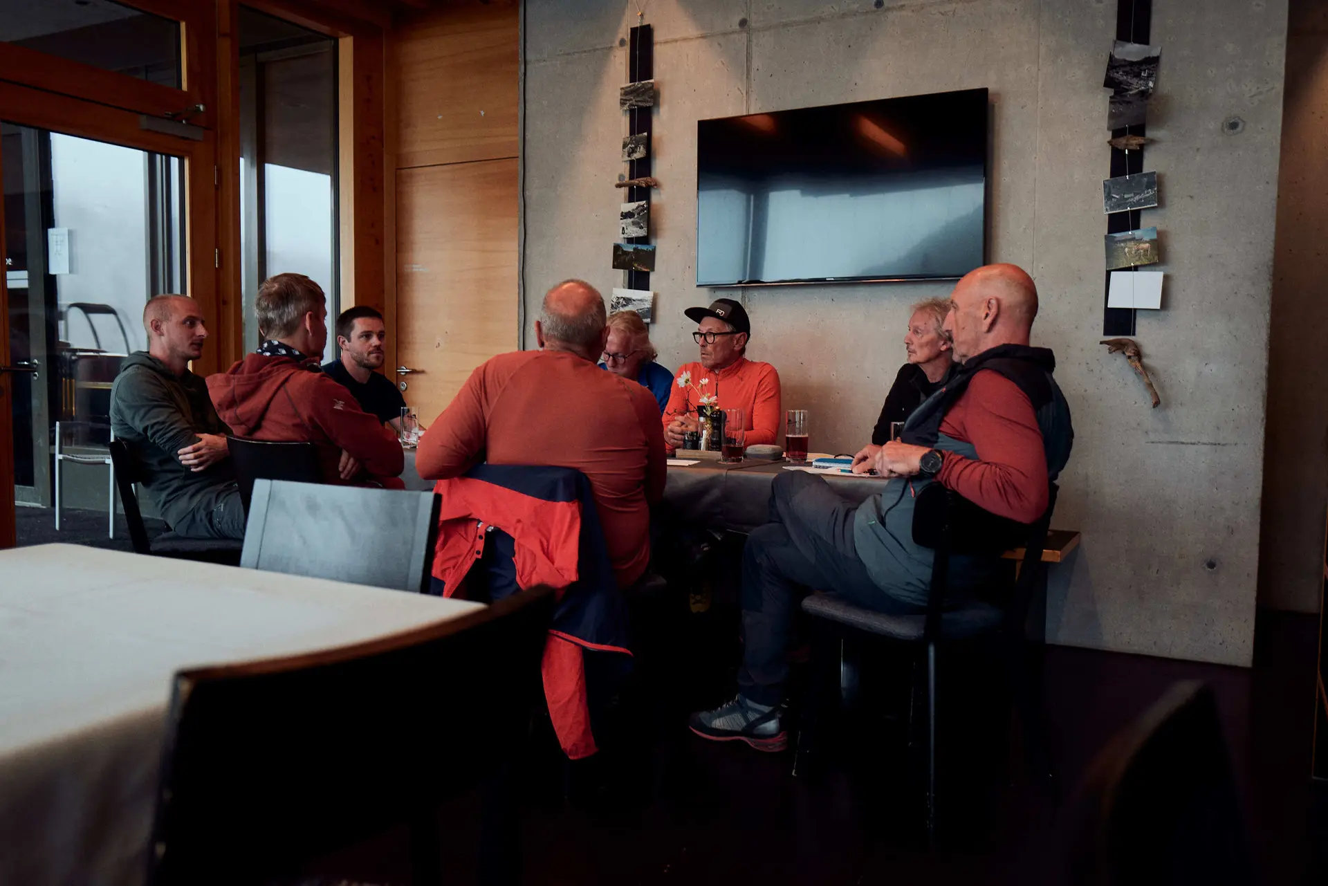 Die Tourenleiter während der Besprechung. | © DAV Ebingen