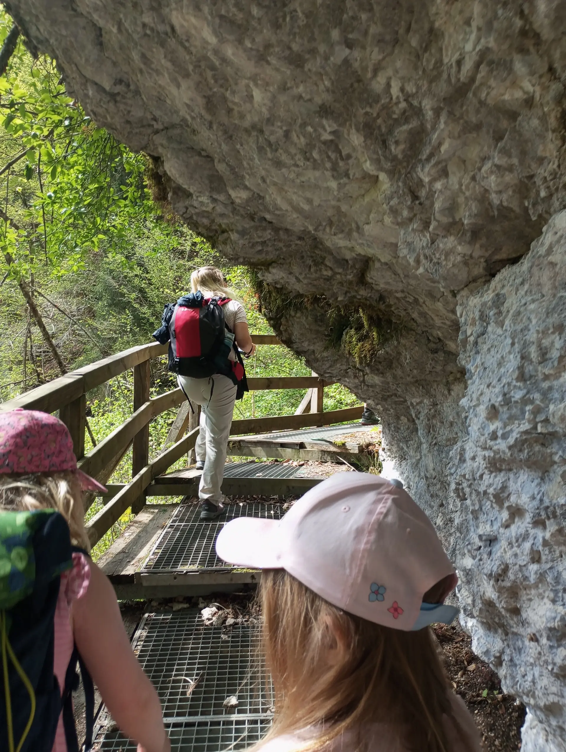 Teilnehmer während der Wanderung. | © DAV Ebingen