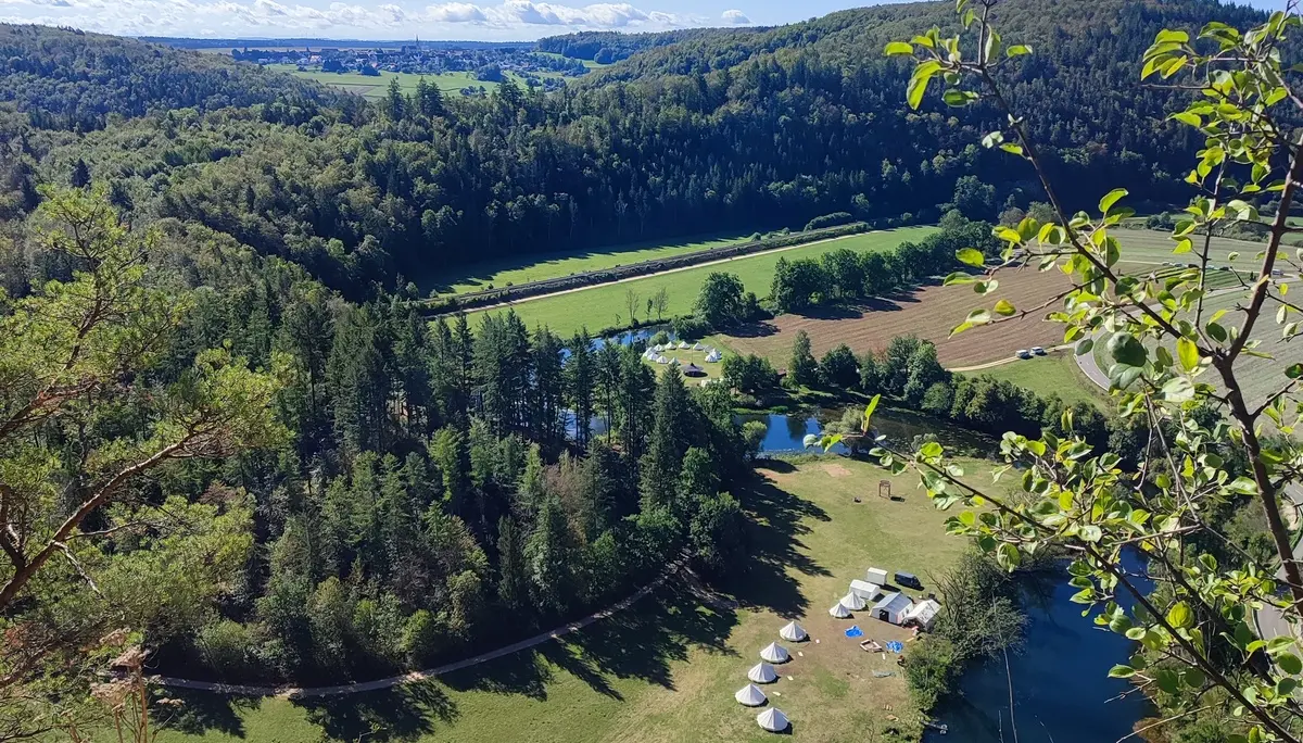 Eine Panorama-Aufnahme, aufgenommen während der Wanderung. | © DAV Ebingen