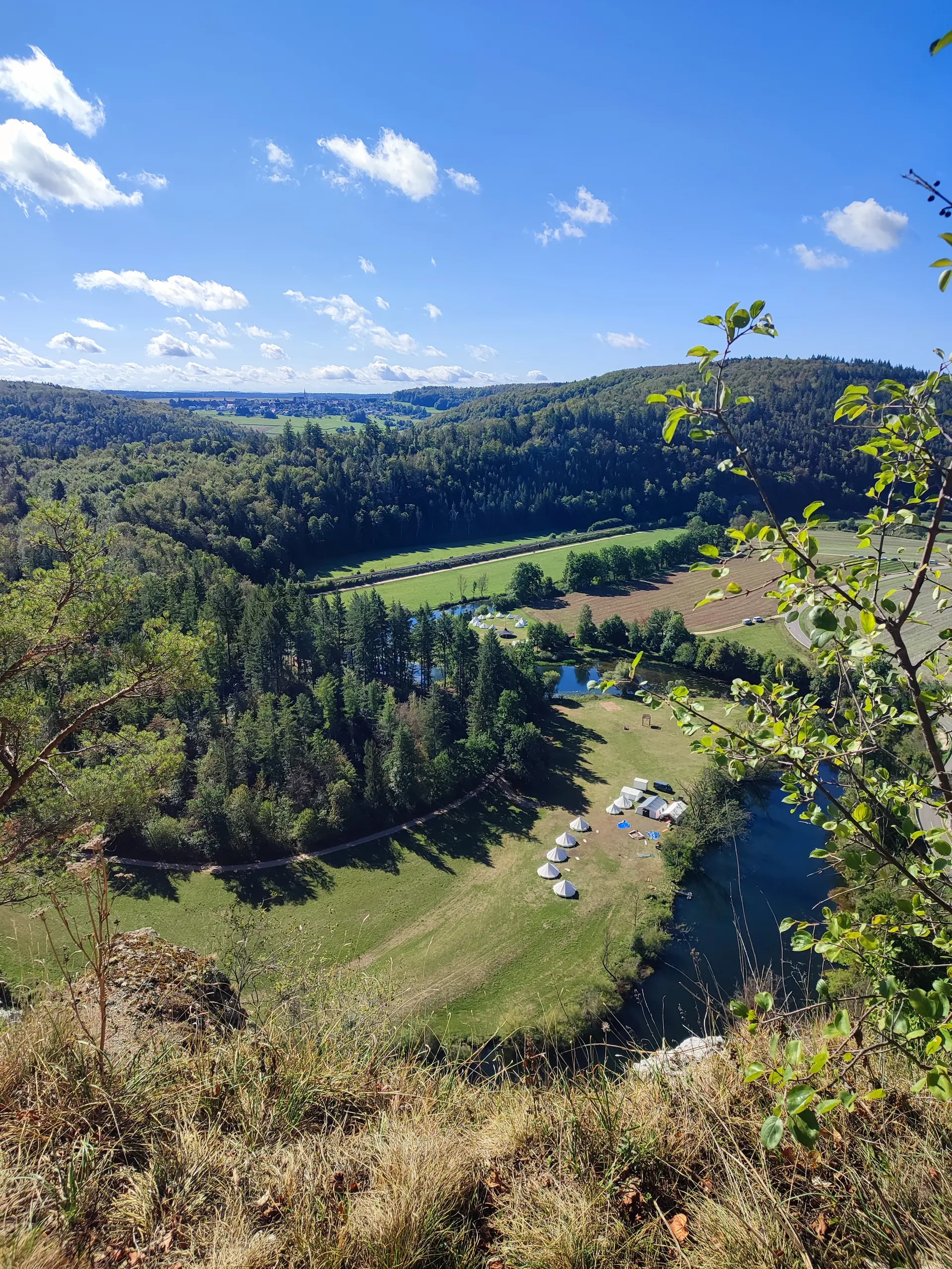 Eine Panorama-Aufnahme, aufgenommen während der Wanderung. | © DAV Ebingen