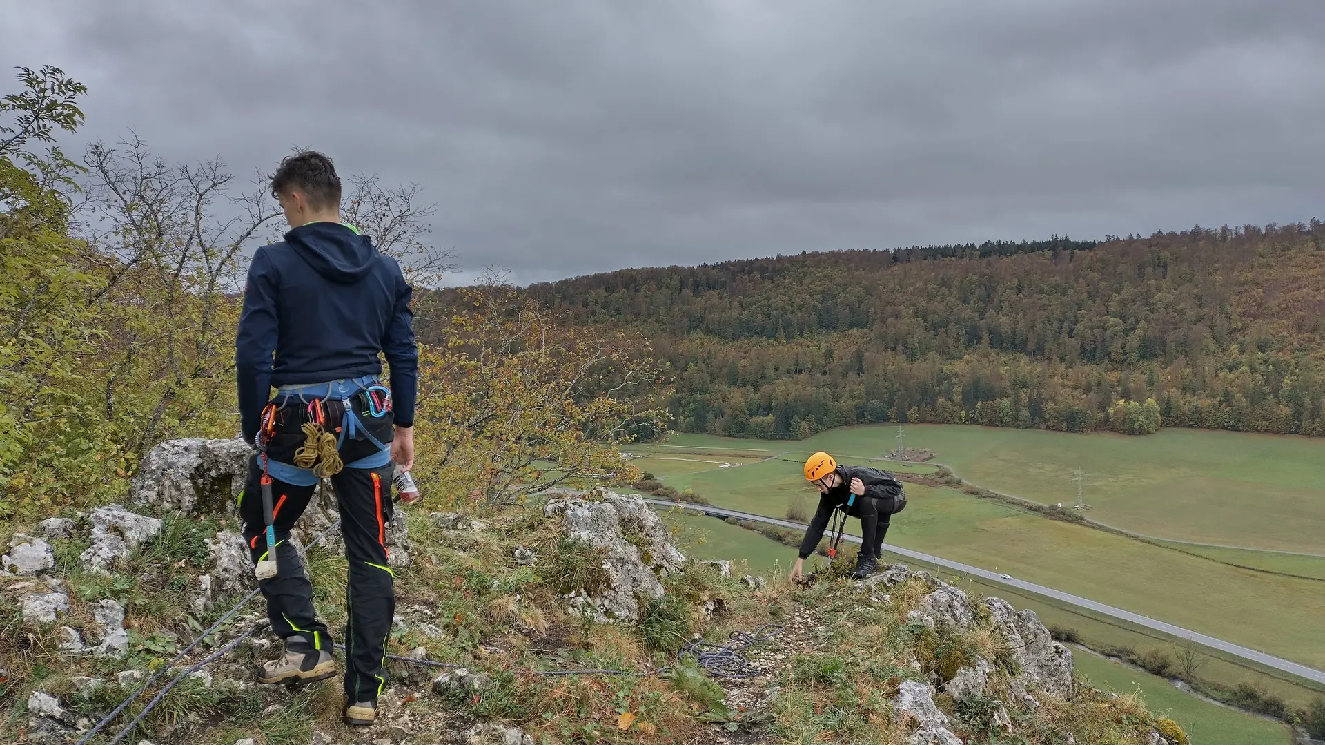 Helfer während der Arbeit. | © DAV Ebingen