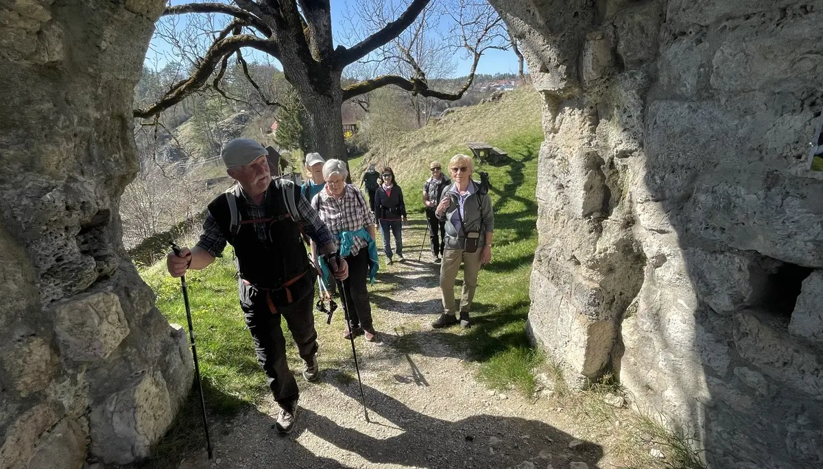 Ein Teil der Gruppe während der Wanderung. | © DAV Ebingen