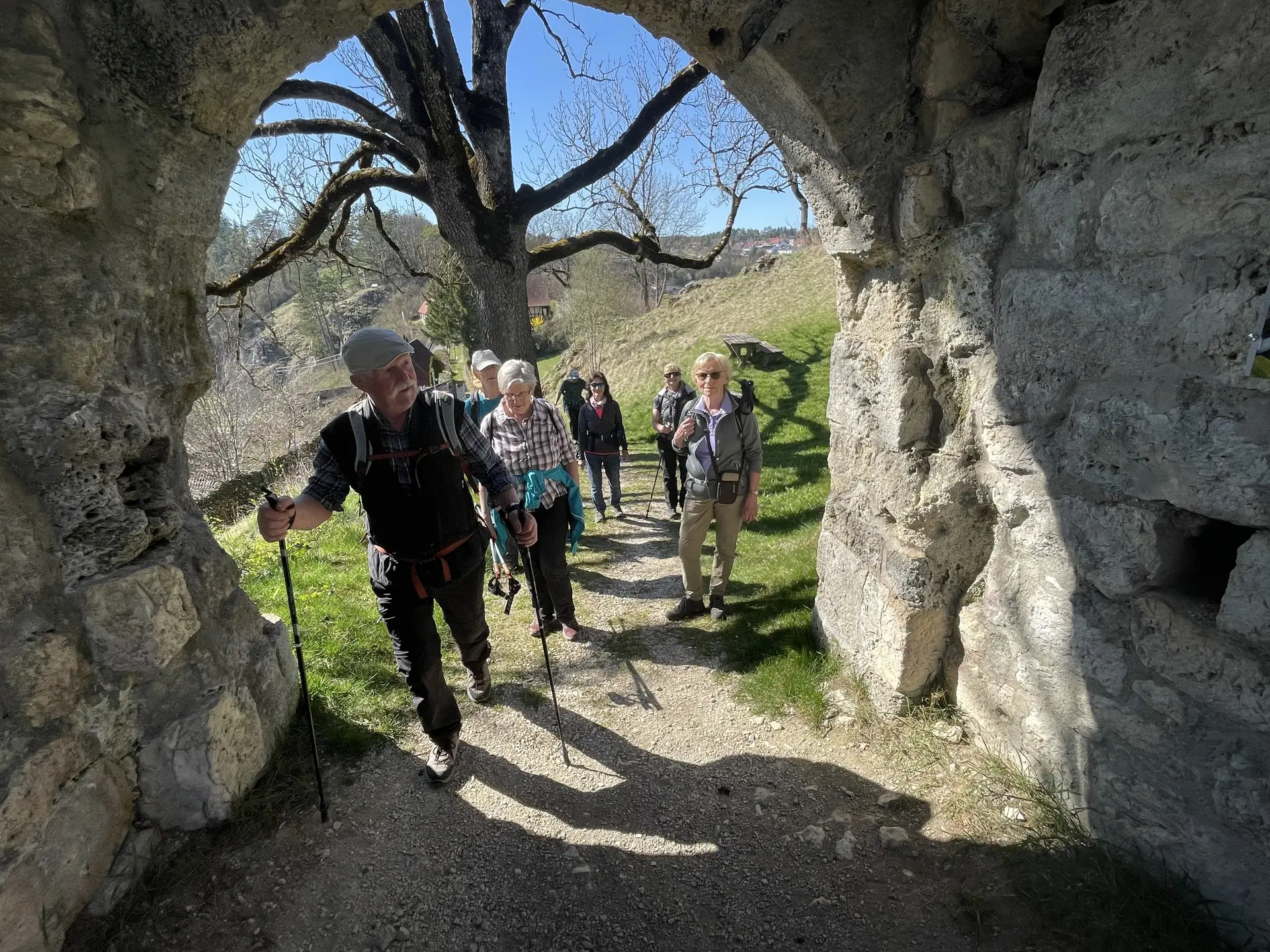 Ein Teil der Gruppe während der Wanderung. | © DAV Ebingen