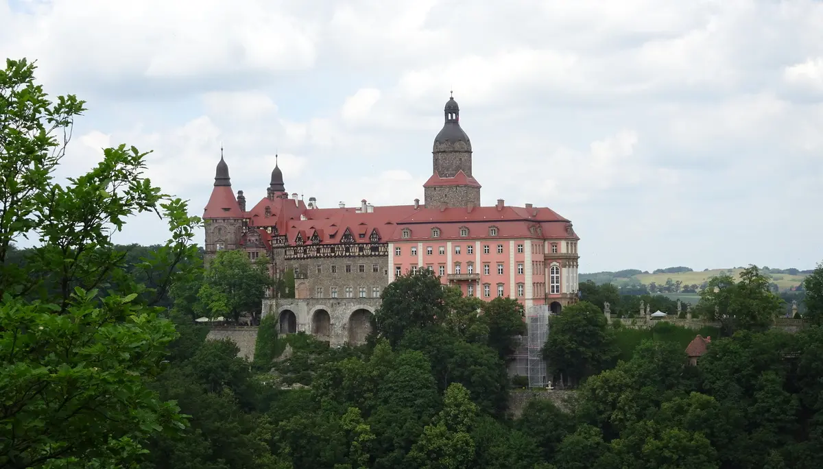 Schloss Fürstenstein, das drittgrößte Schloss in Polen. | © DAV Ebingen