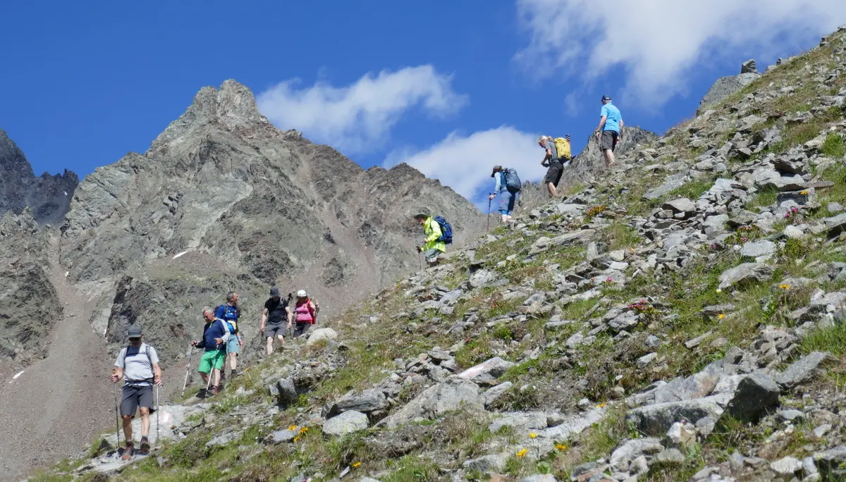 Die Gruppe während der Tour. | © DAV Ebingen