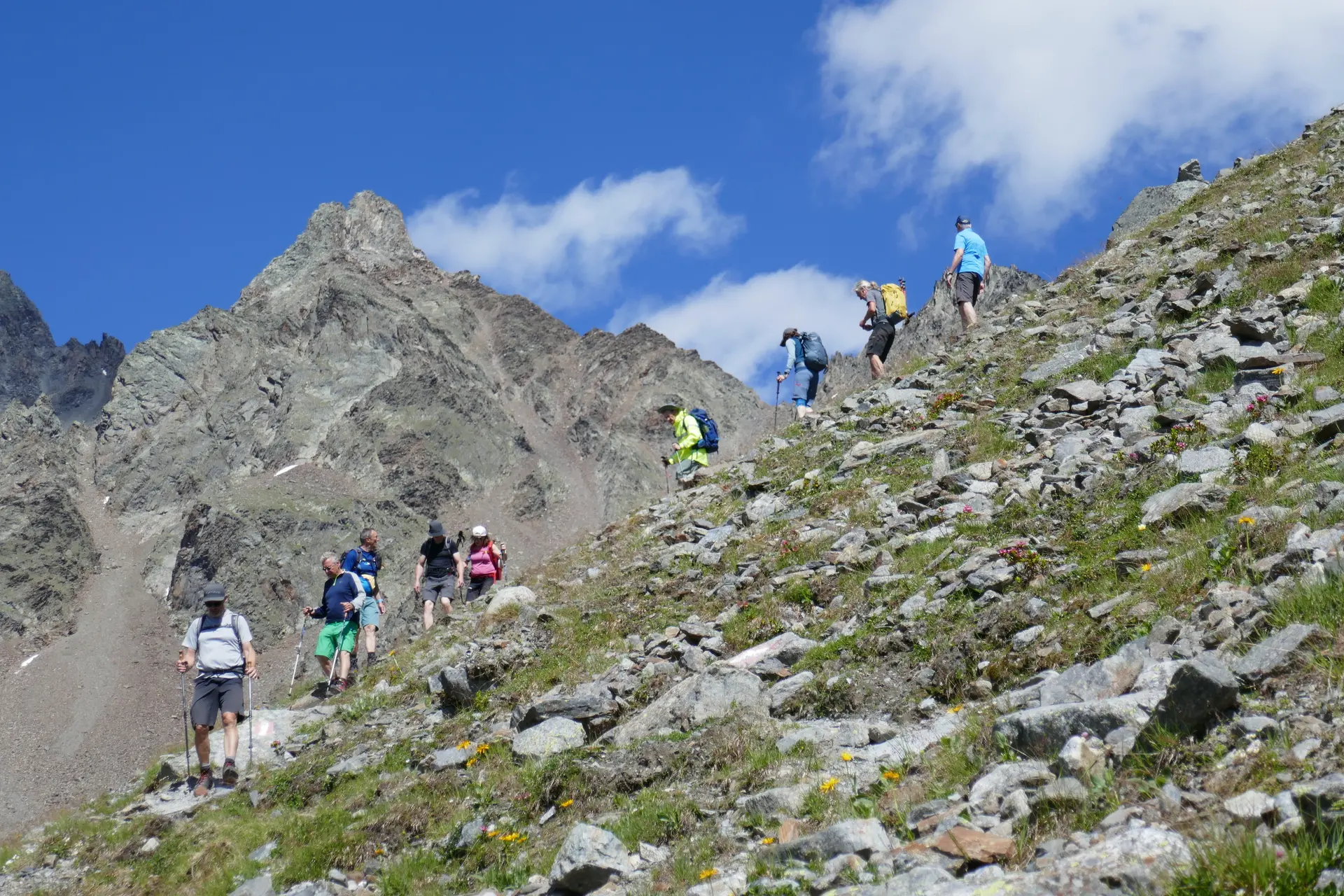 Die Gruppe während der Tour. | © DAV Ebingen