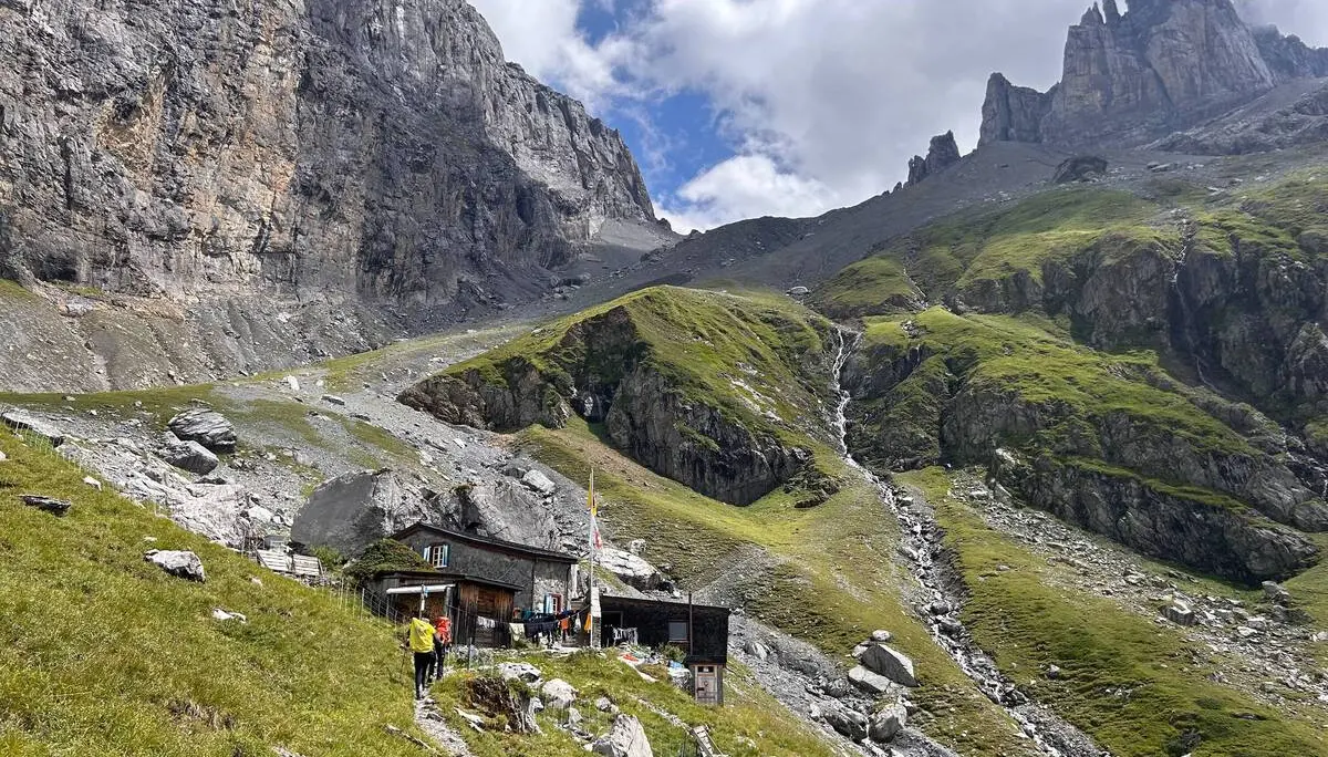 Eine Aufnahme der Spannorthütte. | © DAV Ebingen
