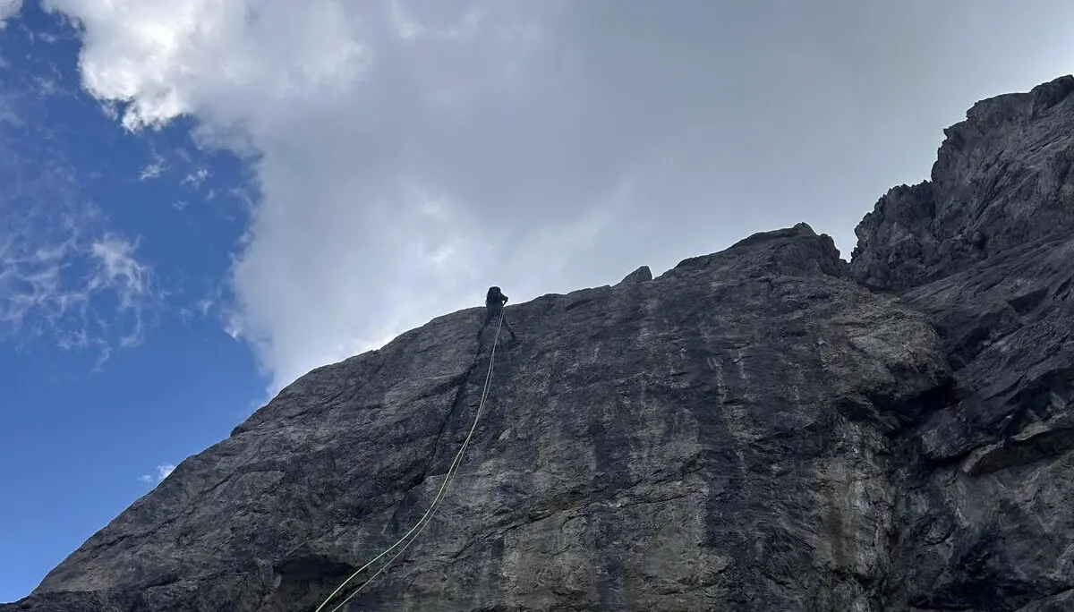 Ein Teilnehmer währen der Tour. | © DAV Ebingen