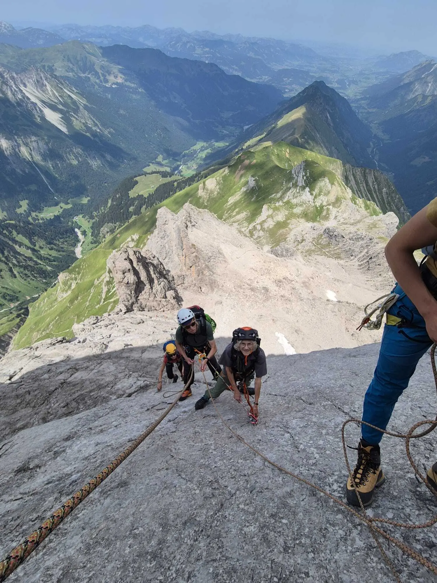 Einige Teilnehmer während der Tour. | © DAV Ebingen