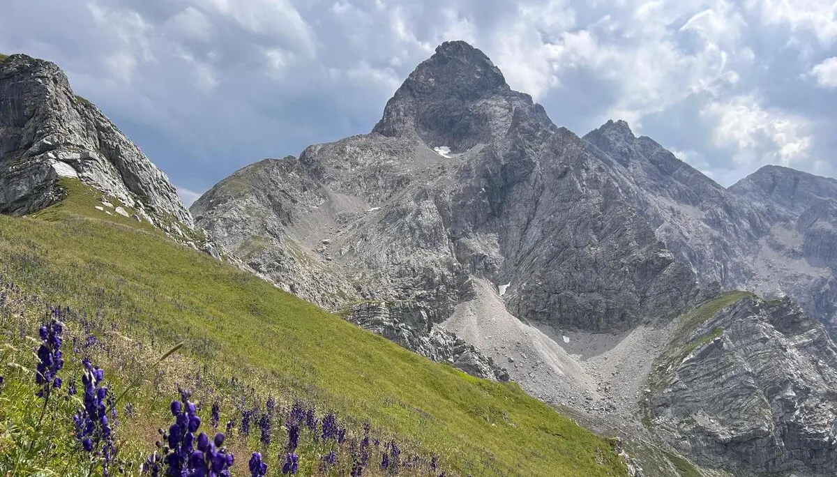 Eine Panoramaaufnahme der Trettachspitze. | © DAV Ebingen