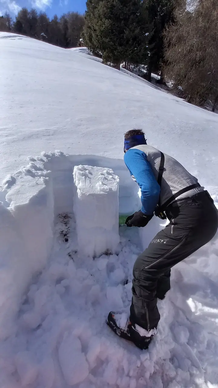 Ebenfalls eine Teilnehmerin während einer Übung. | © DAV Ebingen