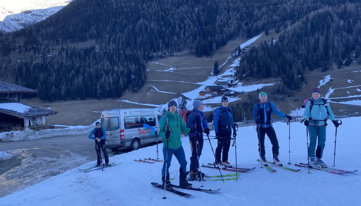 Einige Teilnehmer der Tour. | © DAV Ebingen