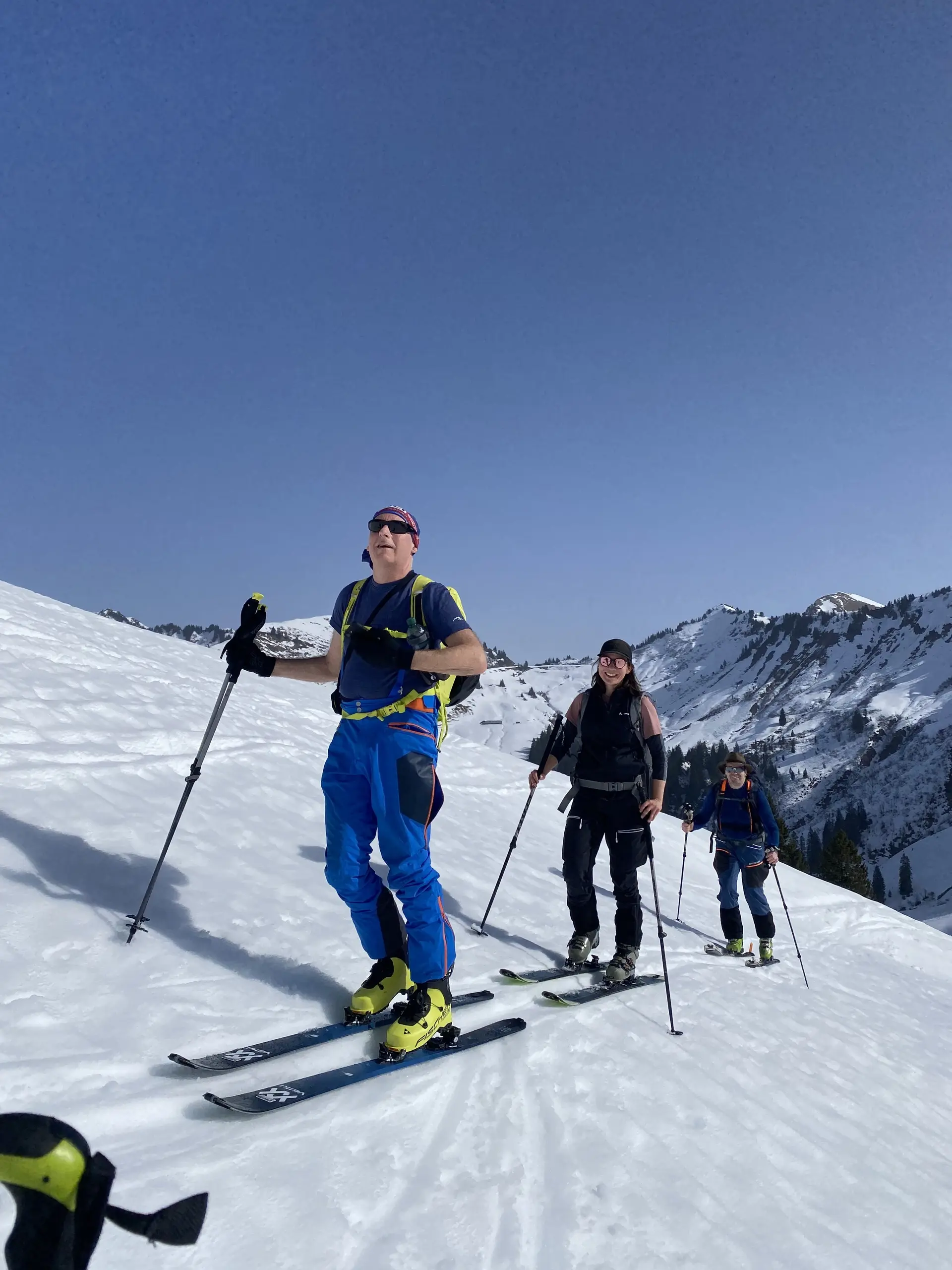 Die Gruppe während einem Aufstieg. | © DAV Ebingen