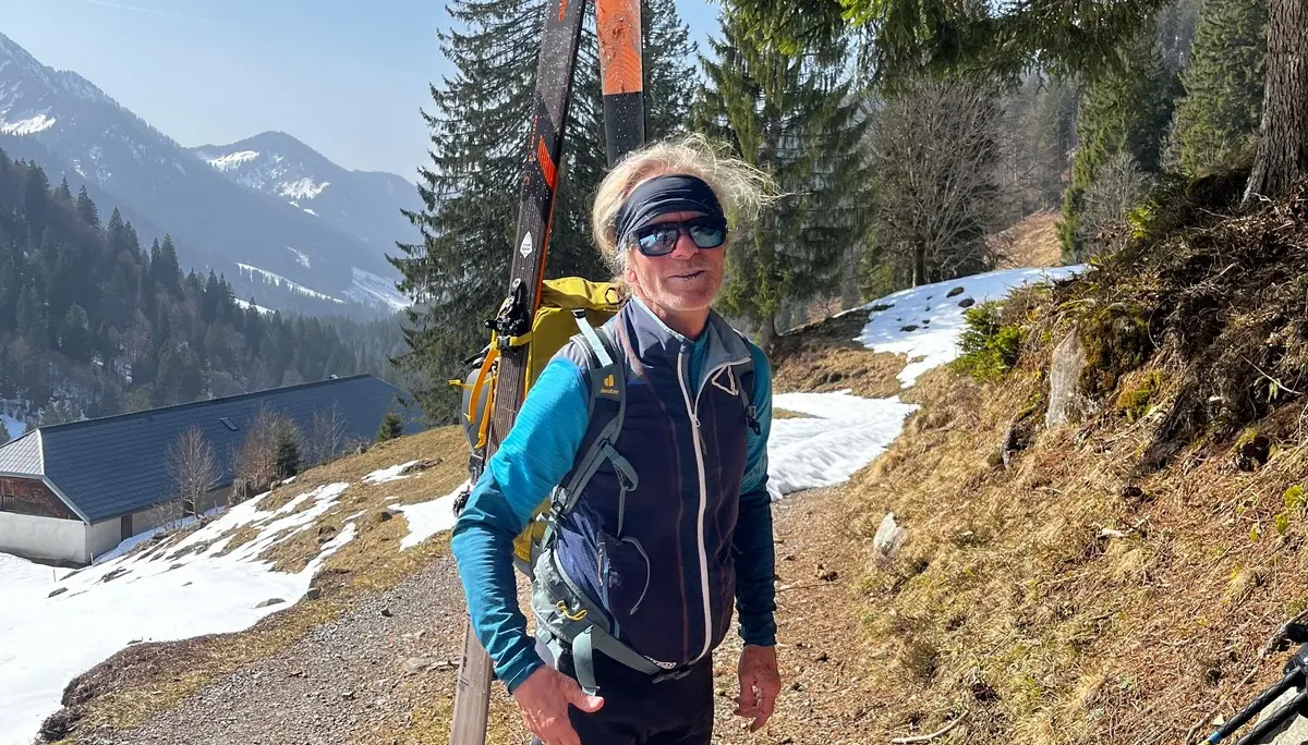 Ein Teilnehmer während der Tour. | © DAV Ebingen