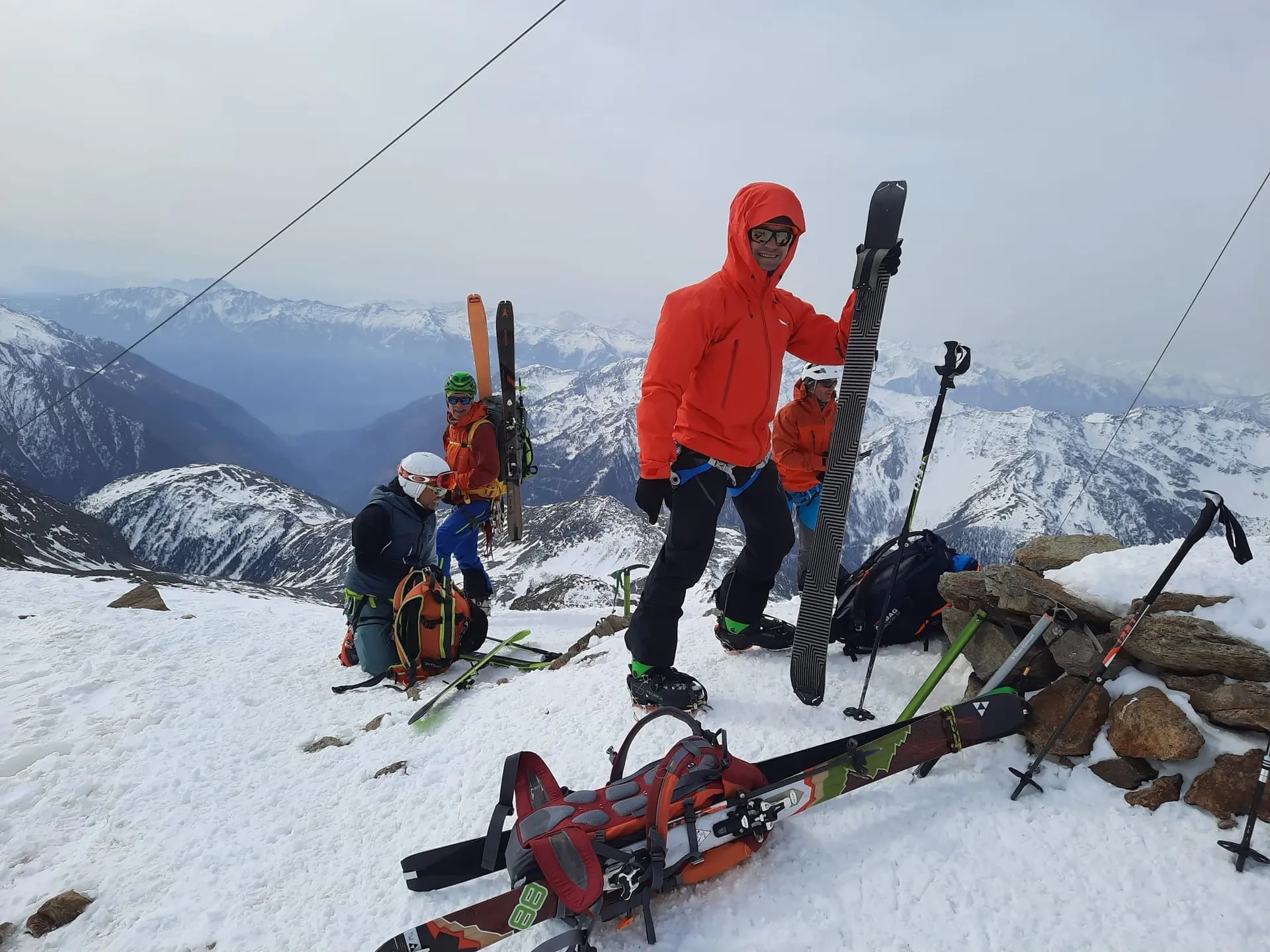 Einige der Teilnehmer während einer Pause. | © DAV Ebingen