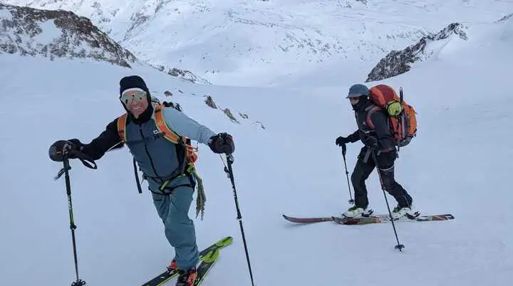 Zwei Mitglieder der Gruppe. | © DAV Ebingen