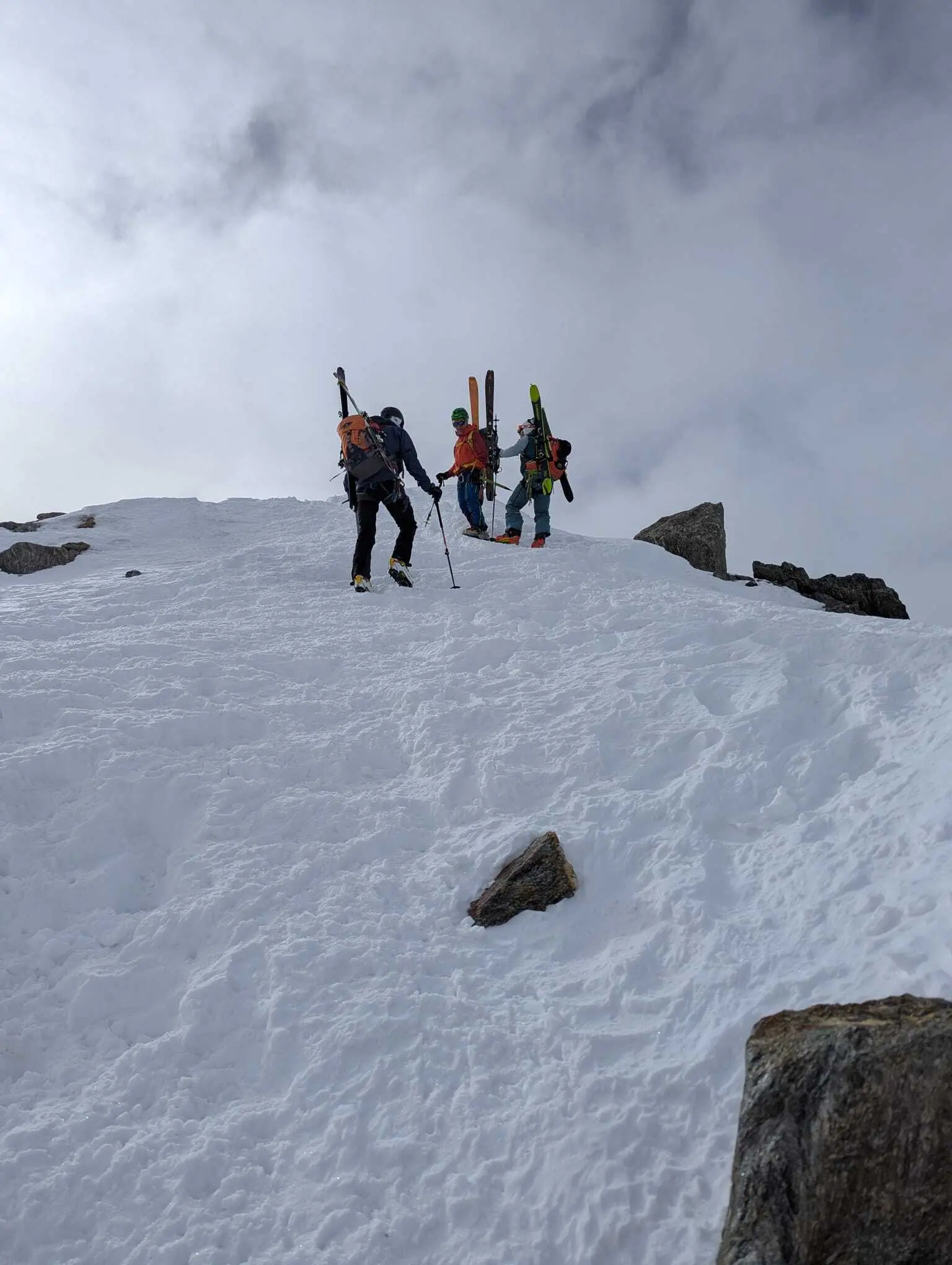 Teilnehmer während einem Aufstieg. | © DAV Ebingen