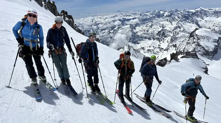 Ein Gruppenbild der Tourengeher. | © DAV Bilder