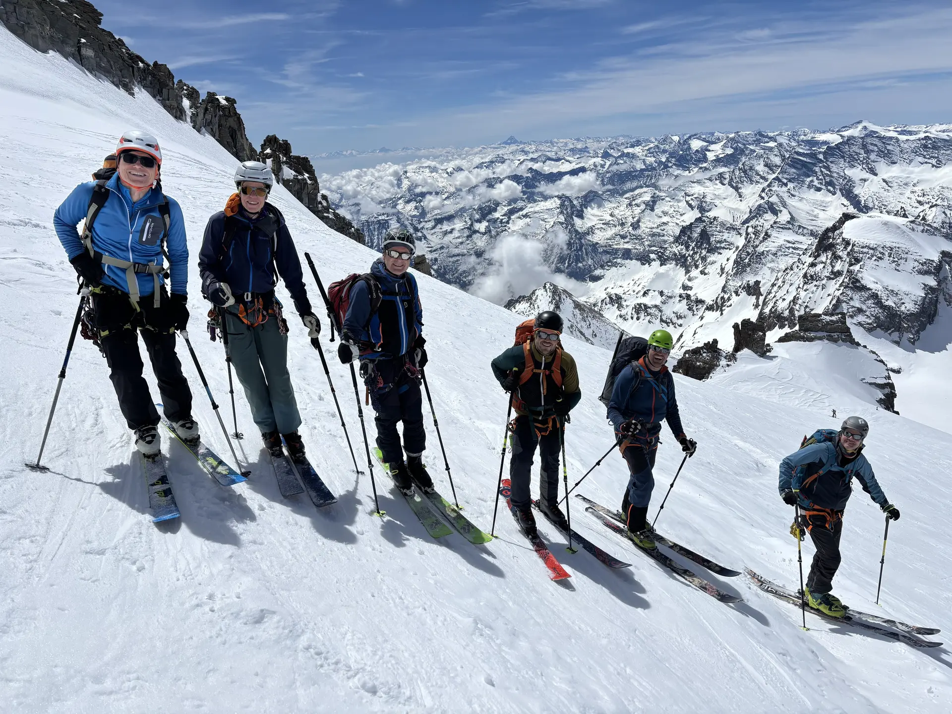 Ein Gruppenbild der Tourengeher. | © DAV Bilder